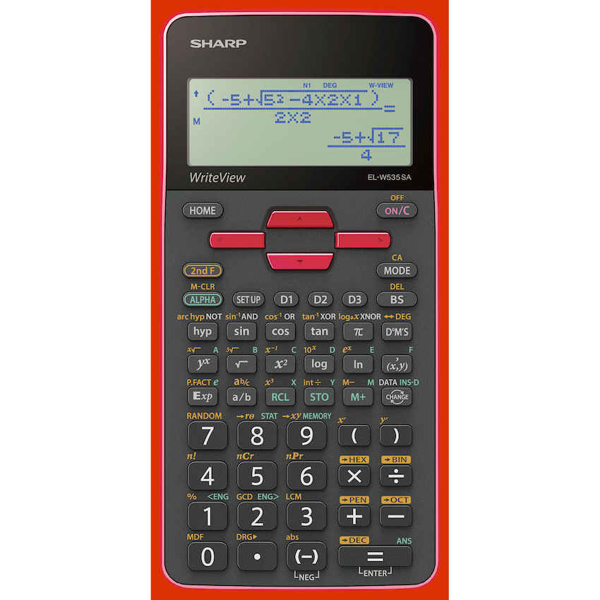 Sharp Education and learning Sharp EL535 Scientific Calculator - 422 Functions- Red