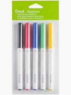 2012167 - Cricut Explore/Maker Fine Point Pen Set 5-pack (Classics) 0.4mm; Add colorful messages or drawings to your projects wi