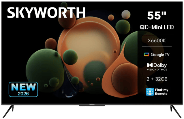 Skyworth Skyworth 55 Inch UHD 4K QLED Google TV