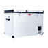 Snomaster 56lt Dual compartment Stainless Steel Fridge/Freezer - SMDZ-CL56D