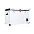 SnoMaster Stainless Steel 81.5L Dual Compartment Portable Fridge/Freezer AC/DC - SMDZ-TR82D
