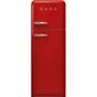 Smeg Smeg 60CM Retro Red Combi Fridge - FAB30RRD6