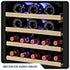 Snomaster Black 45 Bottle Dual Zone Wine Cooler - SMWC-40