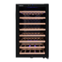 SnoMaster Black 50 Bottle Single Zone Wine Cooler - SMWC-50