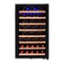 SnoMaster Black 50 Bottle Single Zone Wine Cooler - SMWC-50