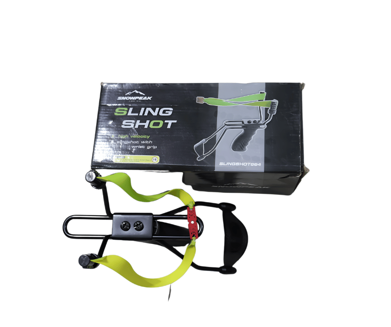 SNOWPEAK Snowpeak Slingshot 004 with Wrist Grip – Heavy Duty Hunting Slingshot