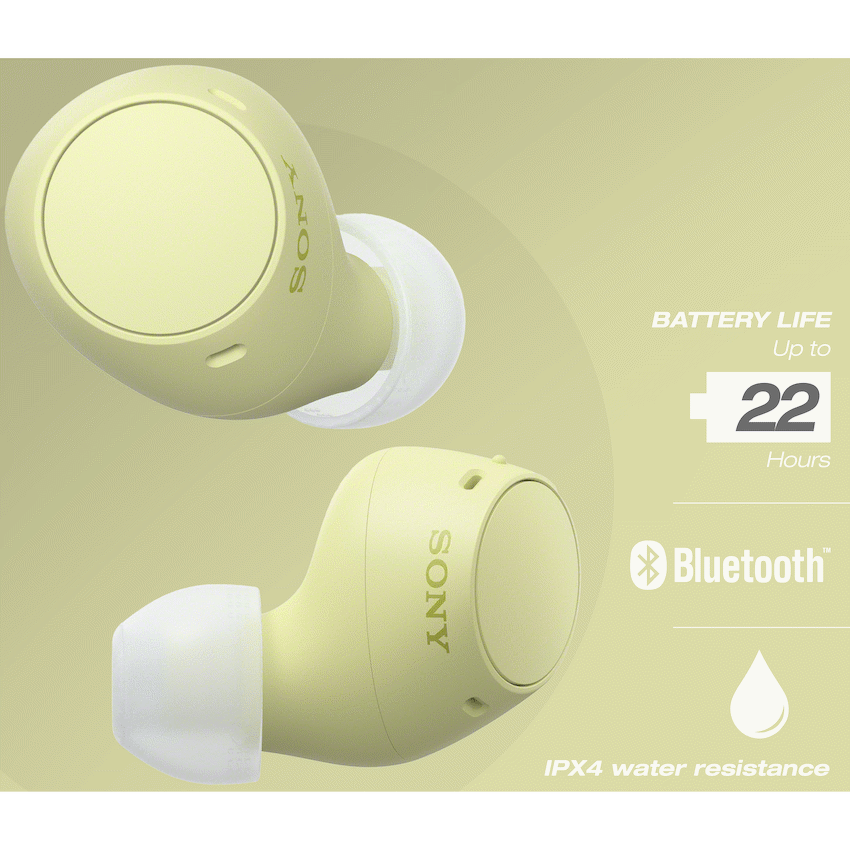 Sony Audio Sony C510 TWS Yellow