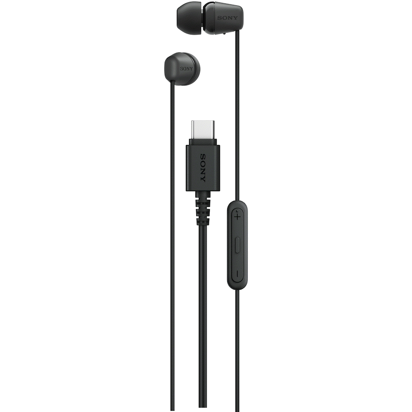 Sony Audio Sony EX15C USB-C Wired In-Ear Earphones - Black