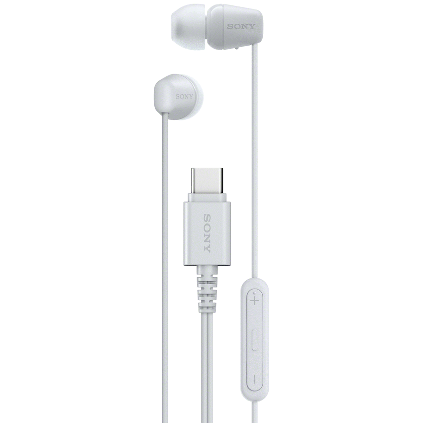 Sony Audio Sony EX15C USB-C Wired In-Ear Earphones - White