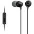 Sony Audio Sony MDR-EX15AP (Black) In-Ear Earphone with Mic for iPhone - Android - BlackBerry