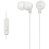 Sony Audio Sony MDR-EX15AP (White) InEar Earphone with Mic for iPhone - Android - Blackberry