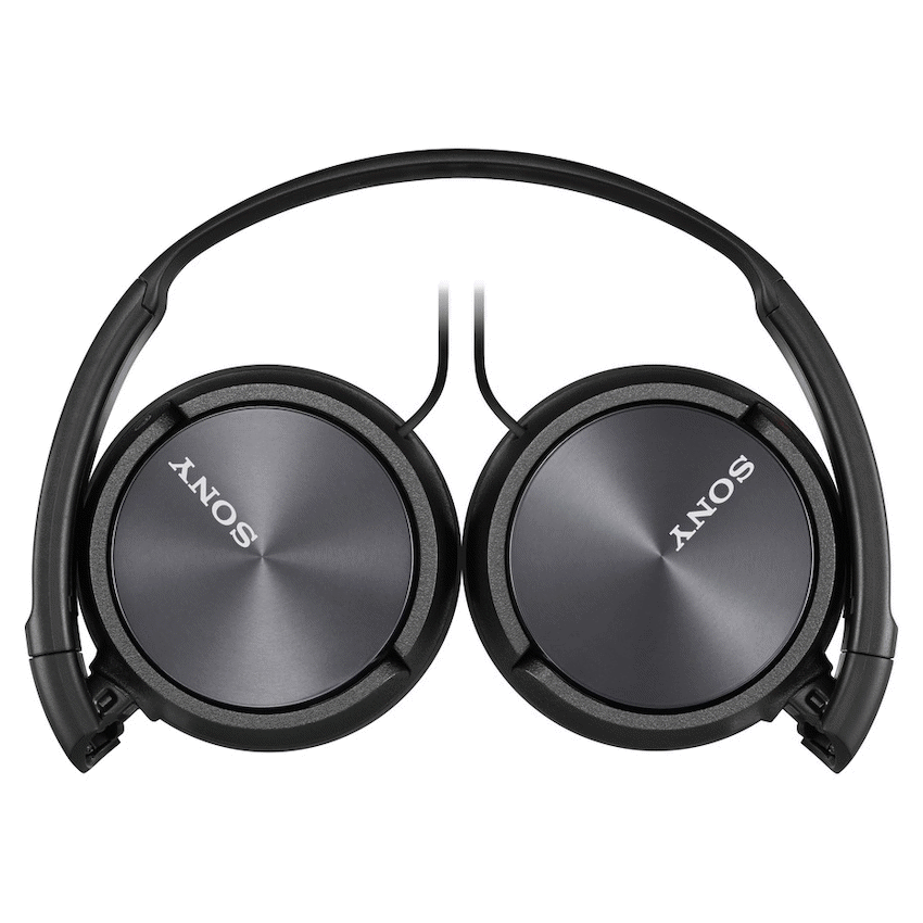 Sony Audio Sony MDR-ZX310AP (Black) Folding Aux Headphones with Mic