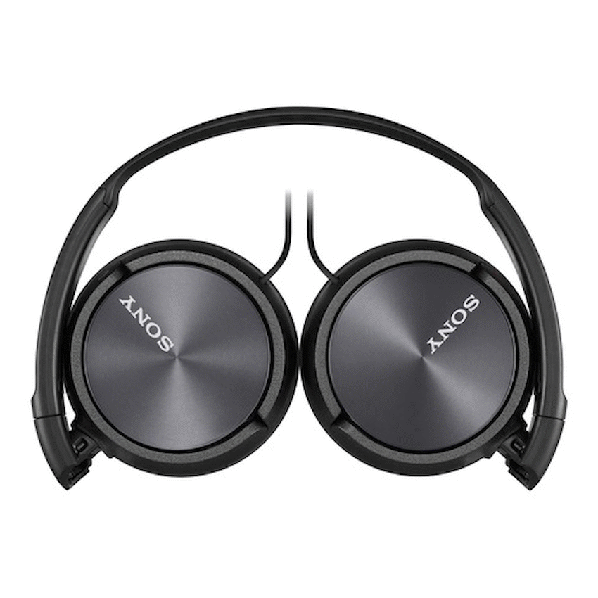 Sony Audio Sony MDR-ZX310AP (Black) Folding Aux Headphones with Mic