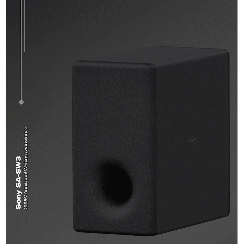 Sony Audio Sony SA-SW3 200w Wireless Subwoofer