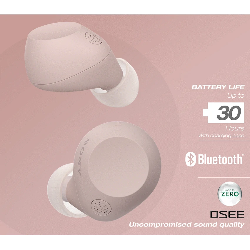 Sony Audio Sony WF-C710N True Wireless Earbuds (Pink)