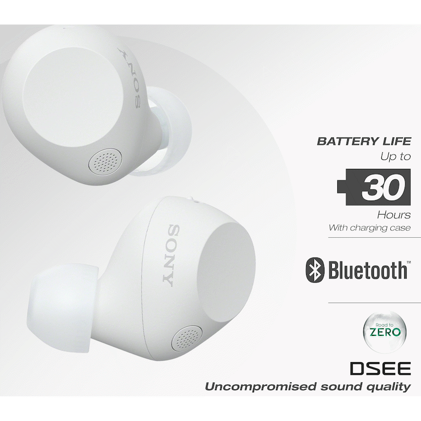 Sony Audio Sony WF-C710N (White) True Wireless Earbuds