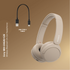 Sony Audio Sony WH-CH520 (Beige) Bluetooth On-Ear Headphones