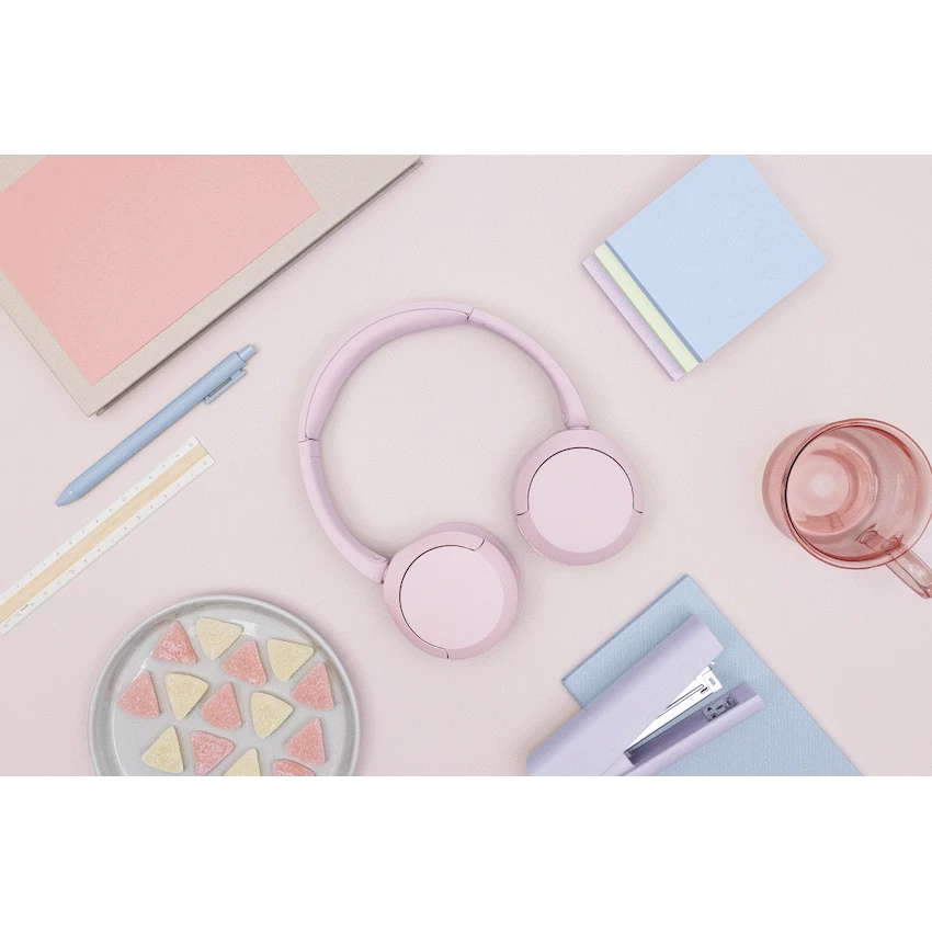 Sony Audio Sony WH-CH520 (Pink) Bluetooth On-Ear Headphones