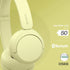 Sony Audio Sony WH-CH520 (Yellow) Bluetooth On-Ear Headphones