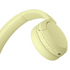 Sony Audio Sony WH-CH520 (Yellow) Bluetooth On-Ear Headphones