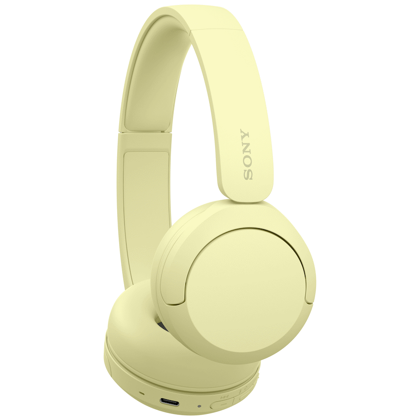 Sony Audio Sony WH-CH520 (Yellow) Bluetooth On-Ear Headphones