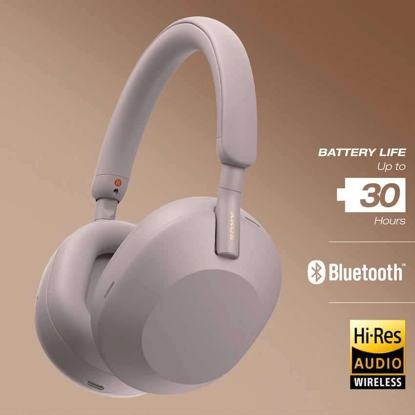 Sony Audio Sony WH1000XM5 Noise Cancelling BT Headphones - Smoky Pink