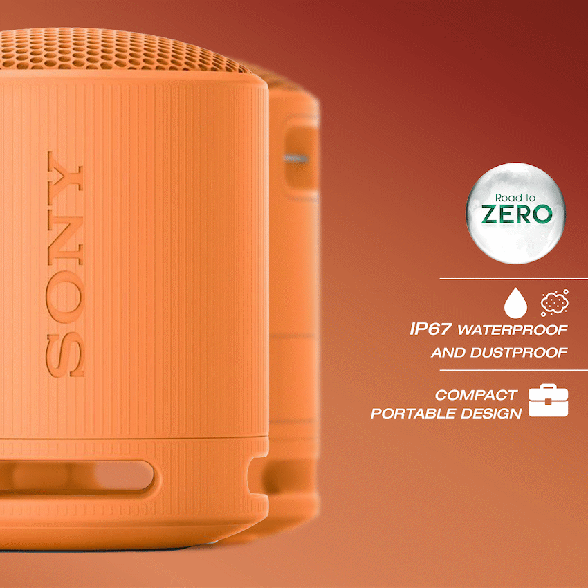 Sony Audio Sony XB100 Portable Bluetooth Speak - Orange