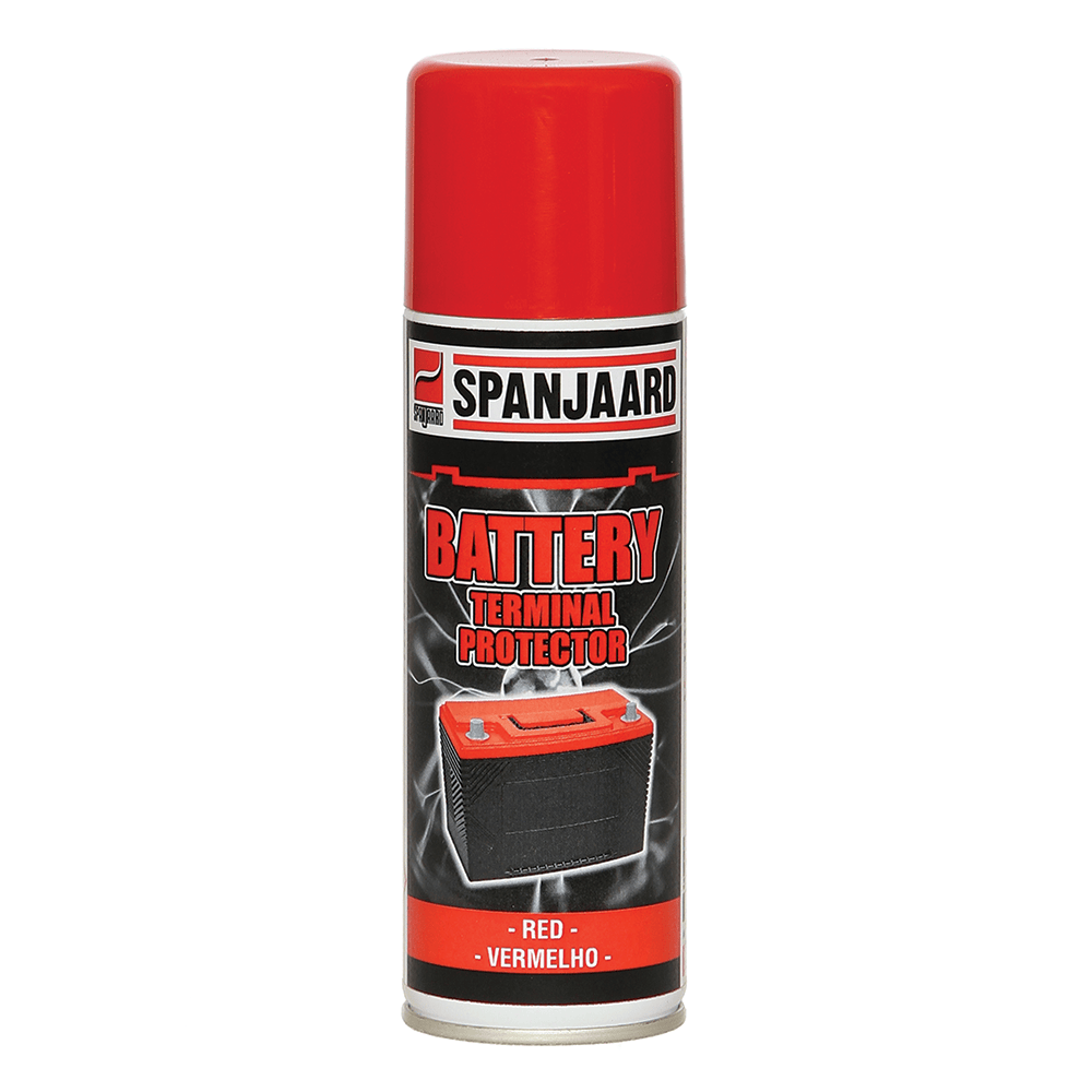 Spanjaard Battery Terminal Protector RED