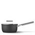 Smeg 20cm Matt Black Non-Stick Saucepan - SPF2012BLM