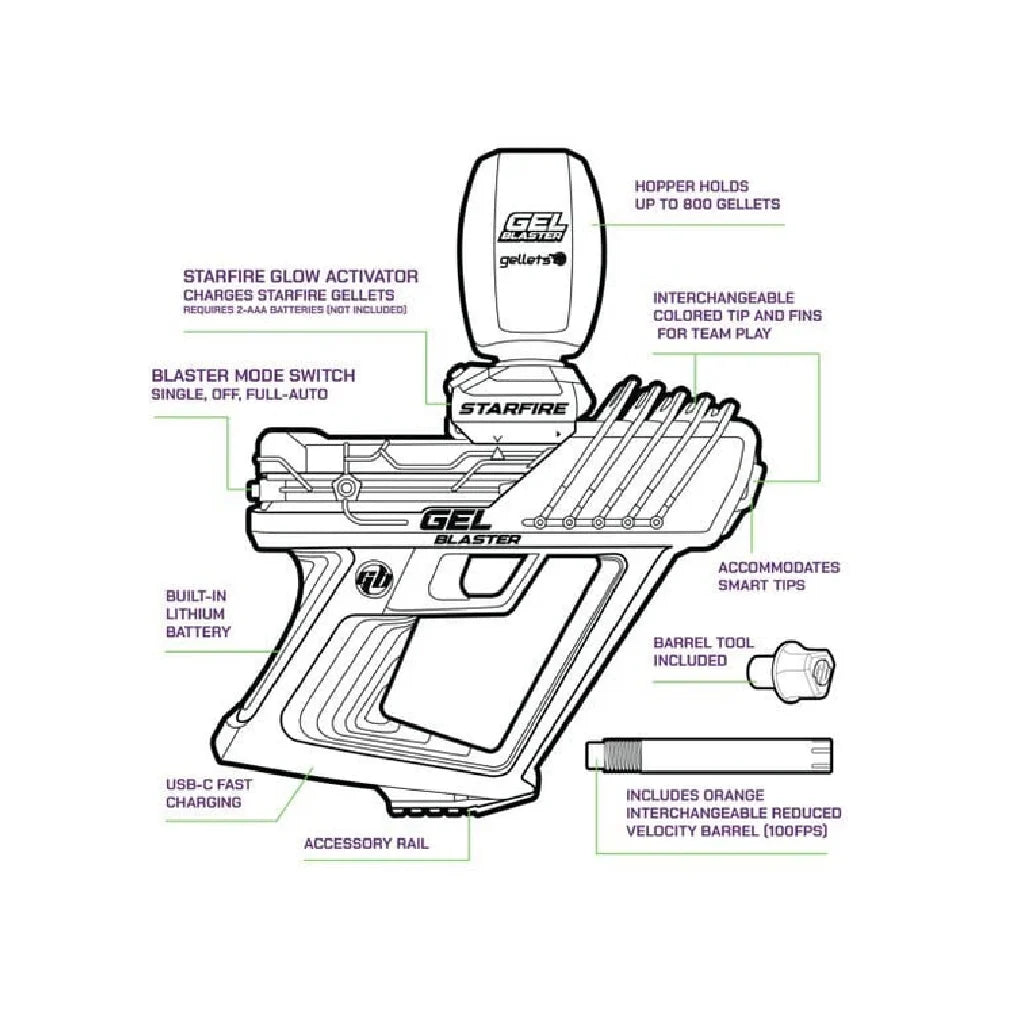 Gel Blaster Starfire - SFB001 Combo