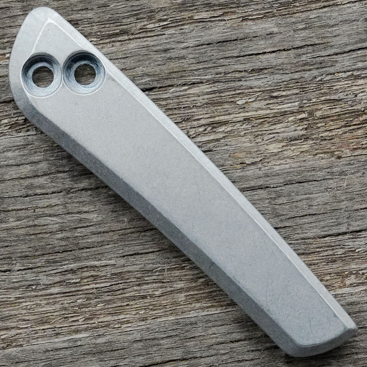 AWT Milled Aluminium Spyderco Paramilitary 2 Specific clip - Stonewash