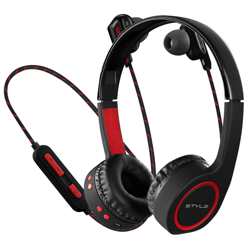 Stylo Stylo Bluetooth Headphone and Earphone Combo