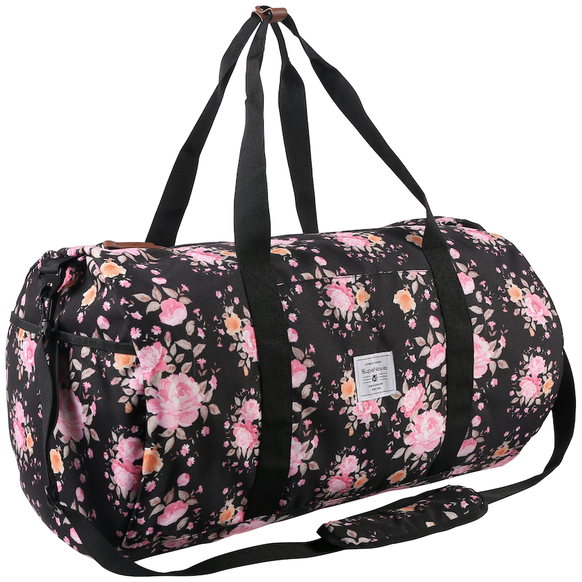 Supanova Bags Supanova Kate Duffle Blk/Floral