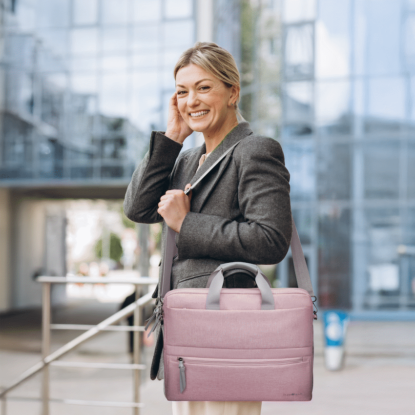 Supanova Bags SupaNova Macy 15.6" Laptop Shoulder Bag Pink