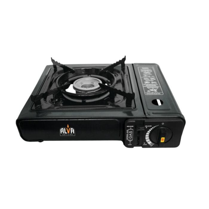 Switched Alva Single Burner Canister Cooker - CCR101