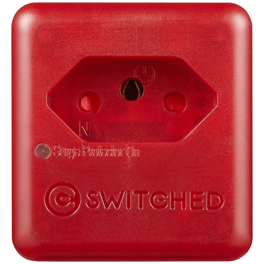 Switched Electrical SWITCHED 1 Way High Surge Network Safe Adaptor