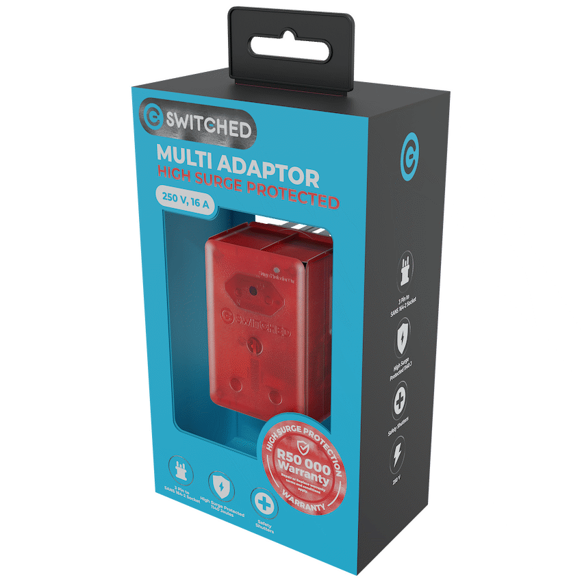 Switched Electrical Switched 2-Way High Surge Adaptor