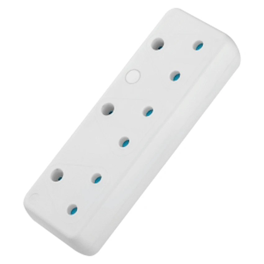 Switched Electrical Switched 3-Way 16a Adaptor