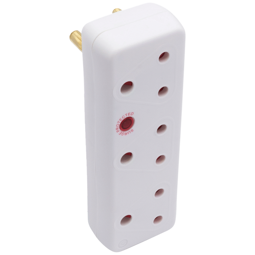 Switched Electrical SWITCHED 3 Way Medium Surge 16A Adaptor