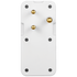 Switched Electrical Switched 3-Way Medium Surge Adaptor - White