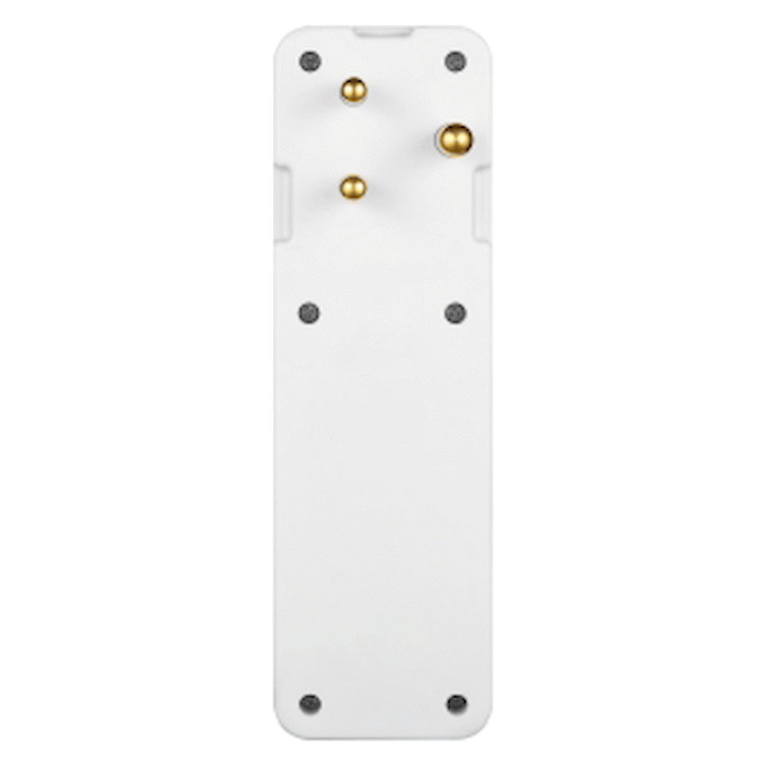 Switched Electrical Switched 3-Way Schuko Adaptor with Type C + USB