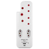 Switched Electrical Switched 4-Way Medium Surge Adaptor with Type-C + USB