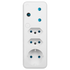 Switched Electrical SWITCHED  4 Way Schuko Adaptor