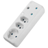 Switched Electrical SWITCHED  4 Way Schuko Adaptor