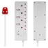 Switched Electrical SWITCHED 8-way High Surge Multiplug 0.5m