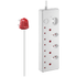 Switched Electrical SWITCHED 8-way High Surge Multiplug 0.5m