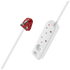 Switched Electrical Switched High Surge 4-Way Multiplug 0.5m 1140j