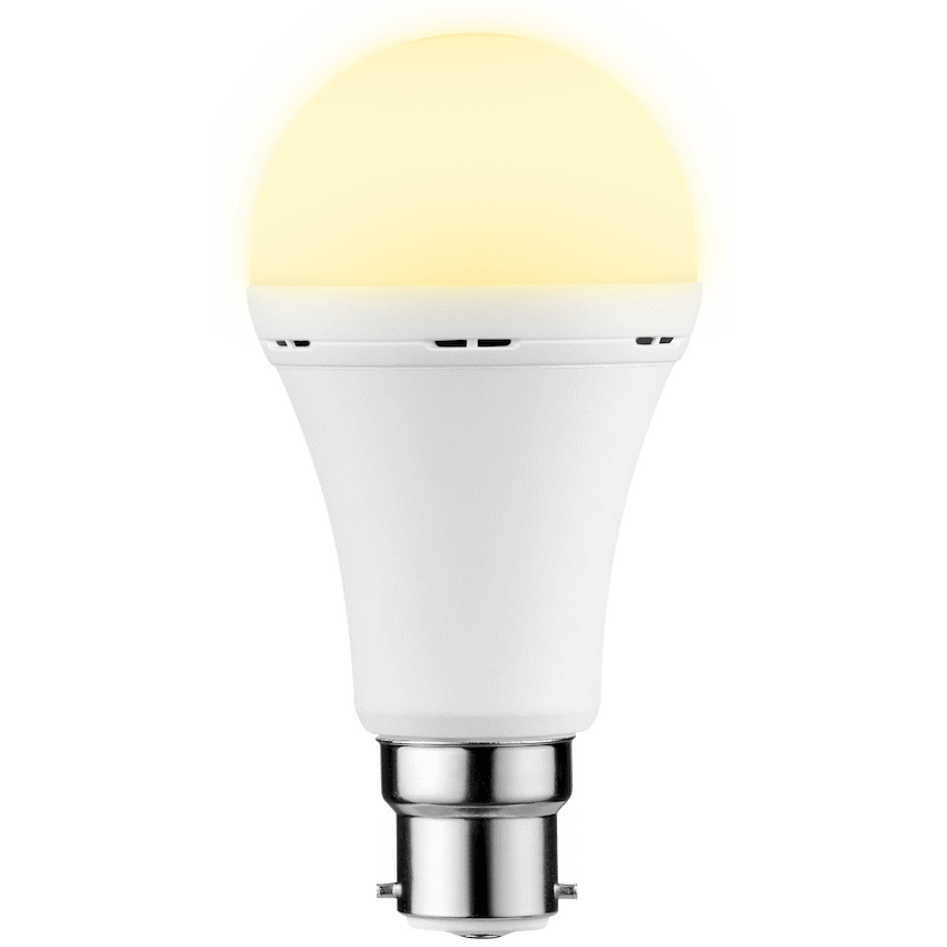 Switched Lighting Switched 5w A60 Rechargeable B22 LED Light Bulb - Warm White