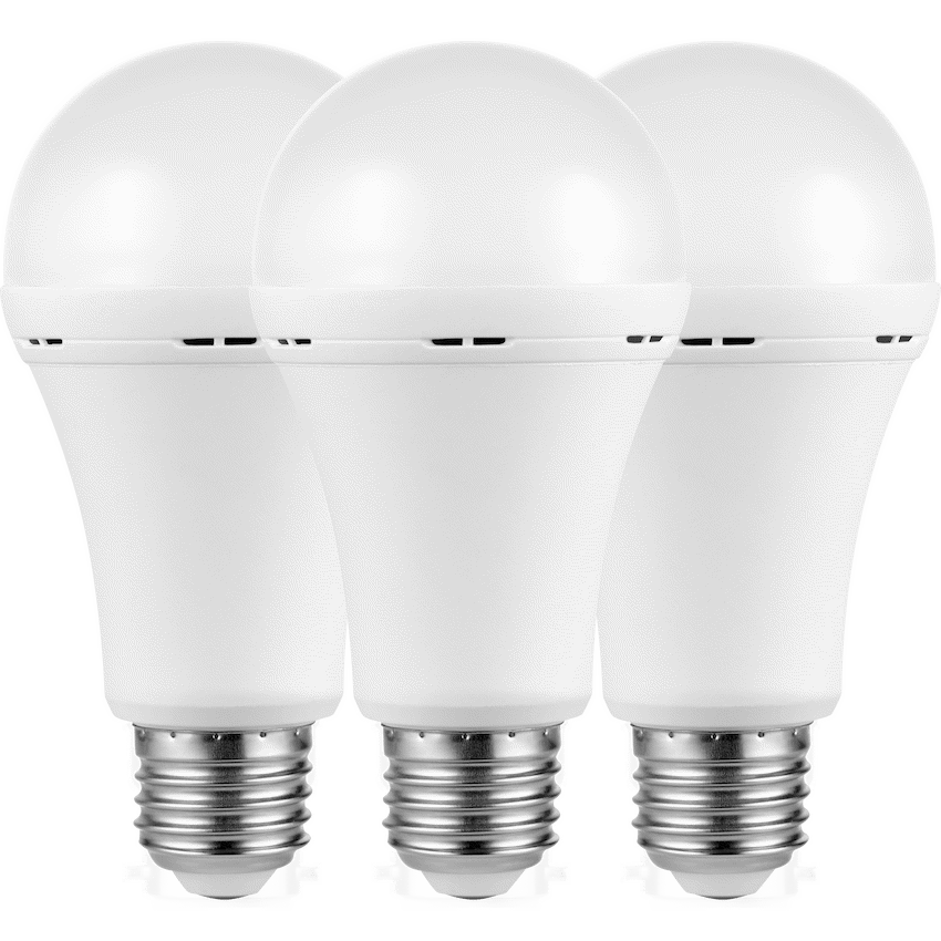 Switched Lighting Switched 5w A60 Rechargeable E27 LED Light Bulb WW - 3 Pack