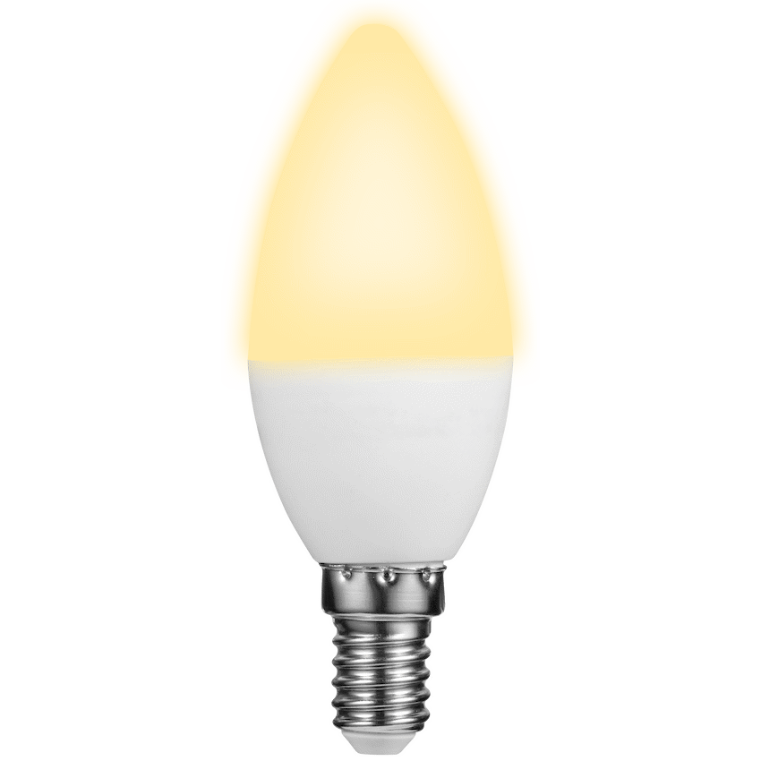 Switched Lighting Switched 5w Candle LED Light Bulb E14 - Warm White